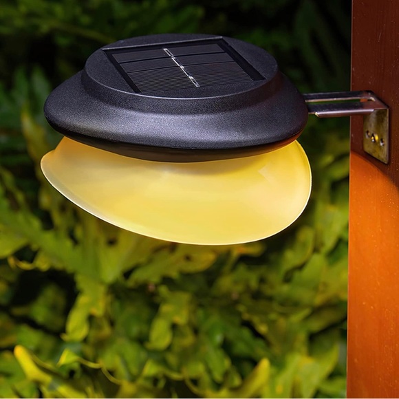 Solar Gutter Lights 6 Pack Warm White with 9 LED Waterproof Outdoor Lights - NWT - Picture 4 of 9